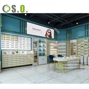 High Quality Shop Sunglass Optical Display Shelf  Eyewear Display Wall Mount Sunglasses Display Cabinet
