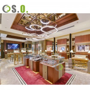 Wholesale Customized Watch Shop Design Display Cabinets Showcase Counter Furniture for Watch Store