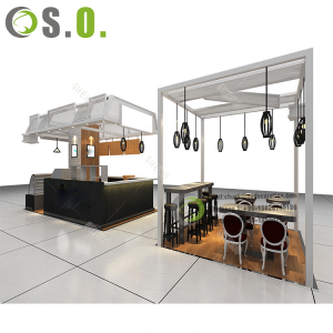 Factory Direct Sale Kiosk Coffee Coffee Station Furniture Modern Cafe Chairs Metal