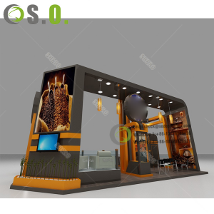 Luxury Wooden Coffee Counter Cafe Kiosk  Modern Cafe Outdoor Furniture