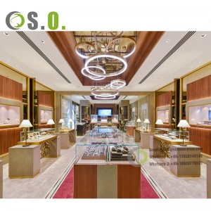 High End Modern Watch Retail Store Glass Display Showcase Jewelry Counter Cabinets Watch Kiosk for Shopping Mall
