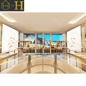 [Copy] [Copy] [Copy] Modern design jewelry multi-functional glass display cabinet shopping mall customization