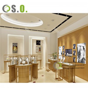 High End Retail Jewelry Display Cabinet Store Furniture Display Showcase