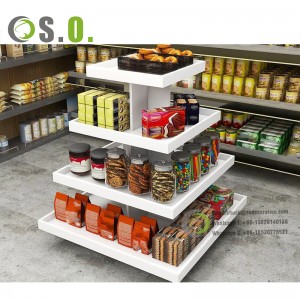 Wooden Vegetable Stand Grocery Store Layout Display Rack