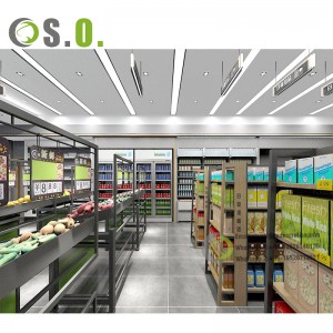 Factory Custom grocery gondola pharmacy supermarket shelves rack shelf