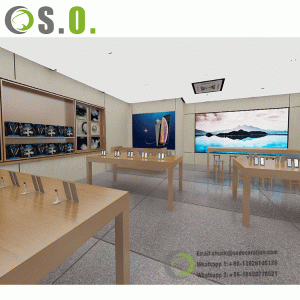 Electronics Showroom Design Mobile Shop Counters Mobile Phone Store Interior Design Decoration For Mobile Shop