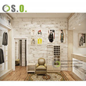 Cothes Display Rack Clothing Store Interior Design Idea