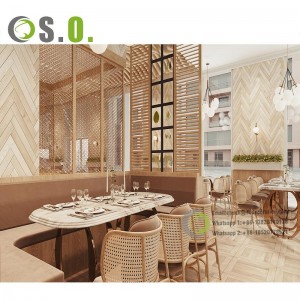 WOODEN Cafes Furniture Restaurant displaycounter