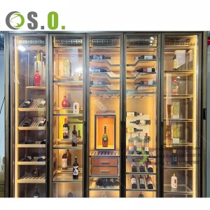 Wine Storage Cabinet Wall Display Whiskey Cabinet