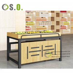 Shero Customized Supermarket Wooden Shelf Retail Display Wooden Shelving Wooden shelves