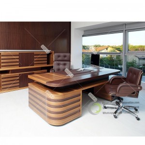 Office interior design unique modern CEO boss executive office desk director table office design