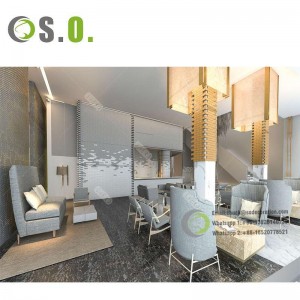 High Quality Hotel Interior Design Office Furniture Project for Office Decoration Design