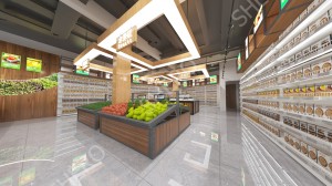 Customized Shop Commercial Shelves Super Market Racks Gondola Shelving Metal Supermarket Shelves For Retail Store Double