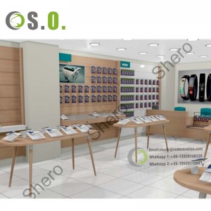 Professional Computer Shop Decoration Mobile Phone Shop Counter Design Electronic Shop Interior Design