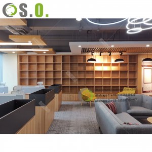 Luxury CEO Desk Office Furniture Bookcase Keeping Cabinets Office Book Self Furniture Room Furniture Bookcase Cabinet Storage Rack