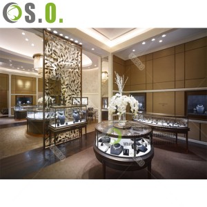 Jewelry Showcase Cabinet For Jewelry Shops Interior Design