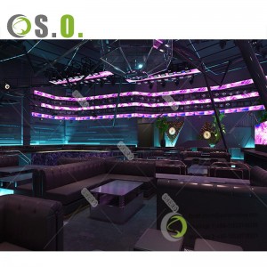 Customized Shero Night Club Lounge Furniture Bar Night Club Seats Led Ceiling Light For Night Club