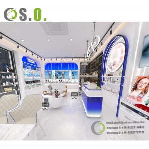 Cosmetic Store Shelf Rack For Store Cosmetic Display Shop Interior Design