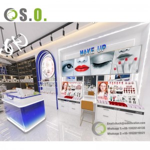 High Quality Display Cosmetic Stand For Shop Retail Cosmetic Shop Decoration Cosmetic Display Rack Design Furniture