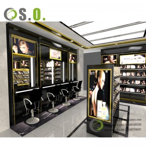Makeup Display Showcase Cosmetic Store Fitting design