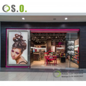 Modern Makeup Cosmetic Shop Interior Design Customized Retail Cosmetic Shop Display Furniture