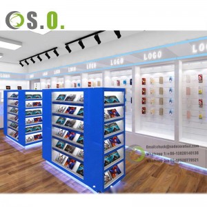 Mobile phone shop display cabinet accessories counter mobile electronic parts display cabinet