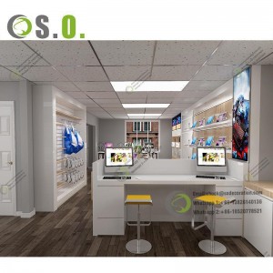 mall kiosk phone case phone repair Phone Shop Furniture Phone Shop Interior Design