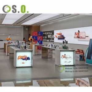 Mobile Shop Accessories Showcase Decoration Counter Furniture For Digital Shops