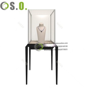 Fashion Lingtong Glass Display Showcase Cabinet For Store and Museum