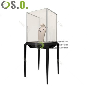 Fashion Lingtong Glass Display Showcase Cabinet For Store and Museum