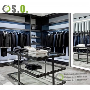 Clothing Display Rack For Men Clothes Shop