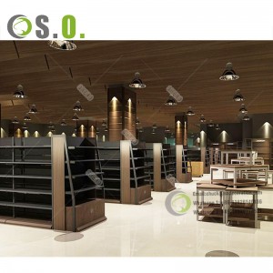 Customized Supermarket Furniture Layout Decoration Interior Design Supermarket Txee
