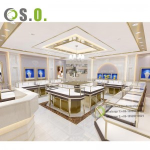simple style wooden jewellery shop counter design jewelry kiosk for mall jewelry stores customization