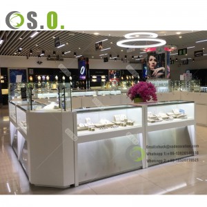 Customized Materials Jewelry Display Kiosk,Jewelry kiosk shopping mall For Shop Fitting