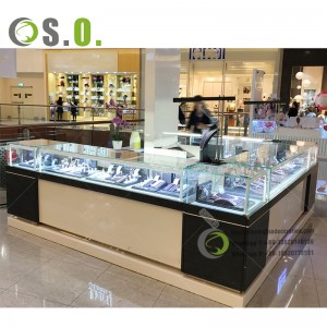Modern Design Jewelry Display Kiosk Jewelry Kiosk Showcase Jewelry Kiosk In Mall