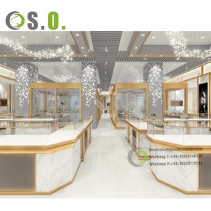[Copy] latest version Jewelry Display Counter Jewellery Shops Interior Design Images for mall jewelry stores customization