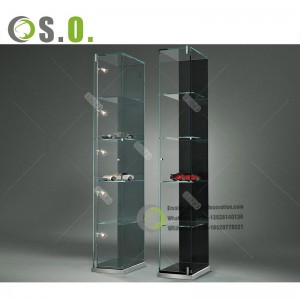 Modern Museum Display Showcase Shop Counter Stainless Steel Luxury Cabinet Museum Glass Furniture