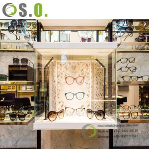 Eyewear Cabinet Locking Sunglass Optical Frame Display Rods