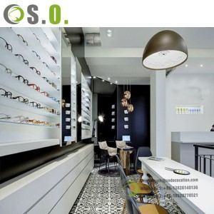 Fashionable Optical Shop Furniture Optical Showcase Customization