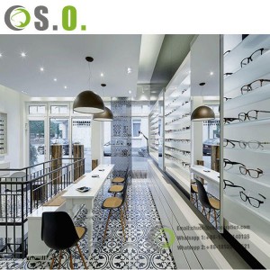 Custom Retail Shop  Optical Glasses Sunglasses Acrylic Stand Eyewear Display Showcase