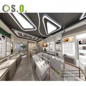 Classic Style Optical Eyewear Shop Fittings Optical Showroom Optical Display Cabinets Design