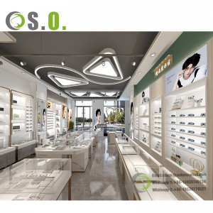 Classic Style Optical Eyewear Shop Fittings Optical Showroom Optical Display Cabinets Design