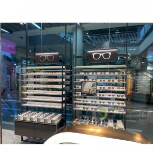 Interior Glasses Counter Sunglasses Display Rack For Glasses Store Retail Display