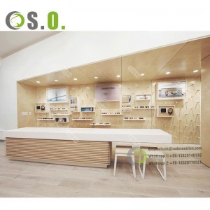 Optical Shop Showcase Sunglasses Interior Design Furniture Decoration Custom Eyewear Displays Wall Cabinet