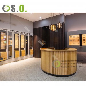 High quality sunglasses display cabinet glasses shop design optical counter