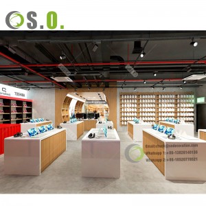 Electronics Showroom Design Mobile Shop Counters Mobile Phone Store Interior Design Decoration For Mobile Shop