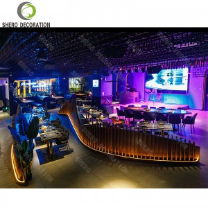 Customized Restaurant Furniture Restaurant Bar Counter For Restaurants Decoration