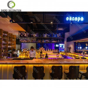 Customized Restaurant Furniture Restaurant Bar Counter For Restaurants Decoration