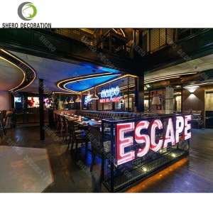 Customized Restaurant Furniture Restaurant Bar Counter For Restaurants Decoration