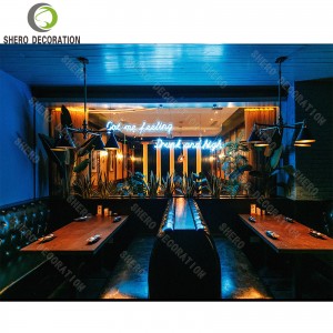 Customized Restaurant Furniture Restaurant Bar Counter For Restaurants Decoration